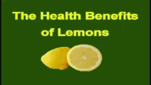 The Health Benefits Of Lemons